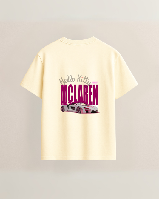 Camiseta Oversized Hello Kitty x McLaren Senna