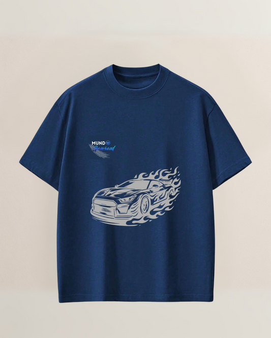 Camiseta Oversize Drift Flames