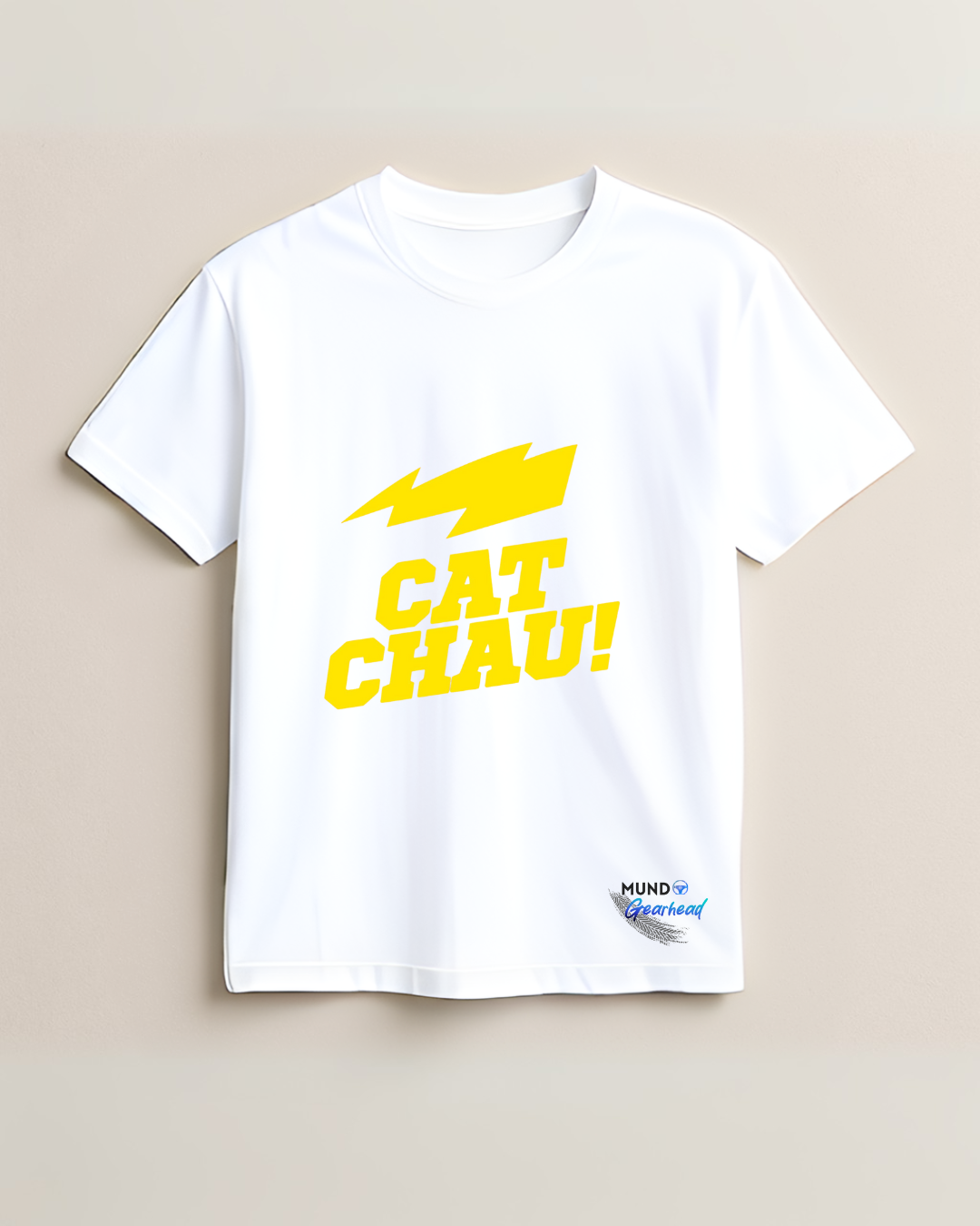 Camiseta Cat Chau! Edição McQueen