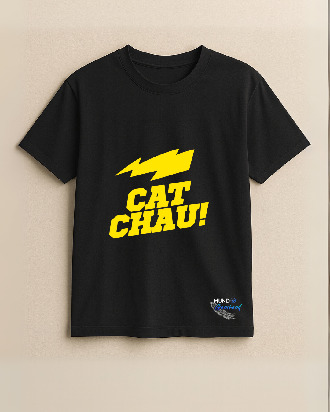 Camiseta Cat Chau! Edição McQueen