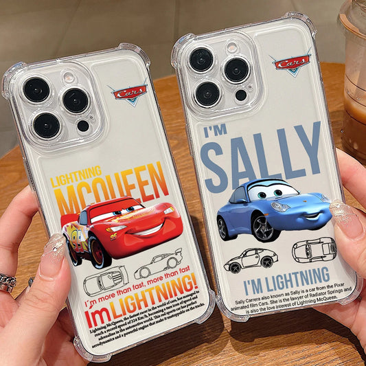 Capa case para IPhone Relâmpago Mcqueen, Sally, Todoroki